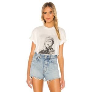 ANINE BING Ida Tee AB x TO T-Shirt White- XS